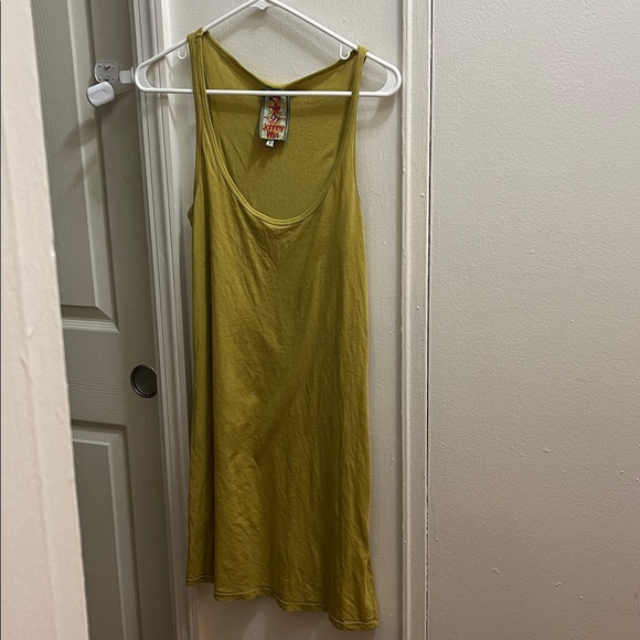 Johnny Was Dresses & Skirts - NWOT Johnny Was Mustard Yellow Sleeveless Tank Top Dress Women’s Size Small